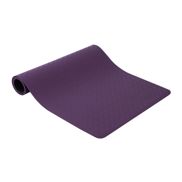 RAY STAR 8mm Premium High Density Peach Purple 3D Yoga Mat Double Layer Anti-Tear High-resilient Slip-resistant Surface