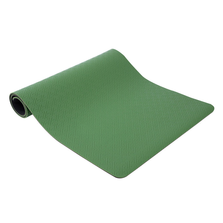 RAY STAR 8mm Premium High Density Grass Green 3D Yoga Mat Double Layer Anti-Tear High-resilient Slip-resistant Surface