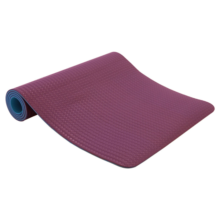 RAY STAR 7mm Premium High Density Light Purple 3D Yoga Mat Anti-Tear High-resilient Slip-resistant Surface