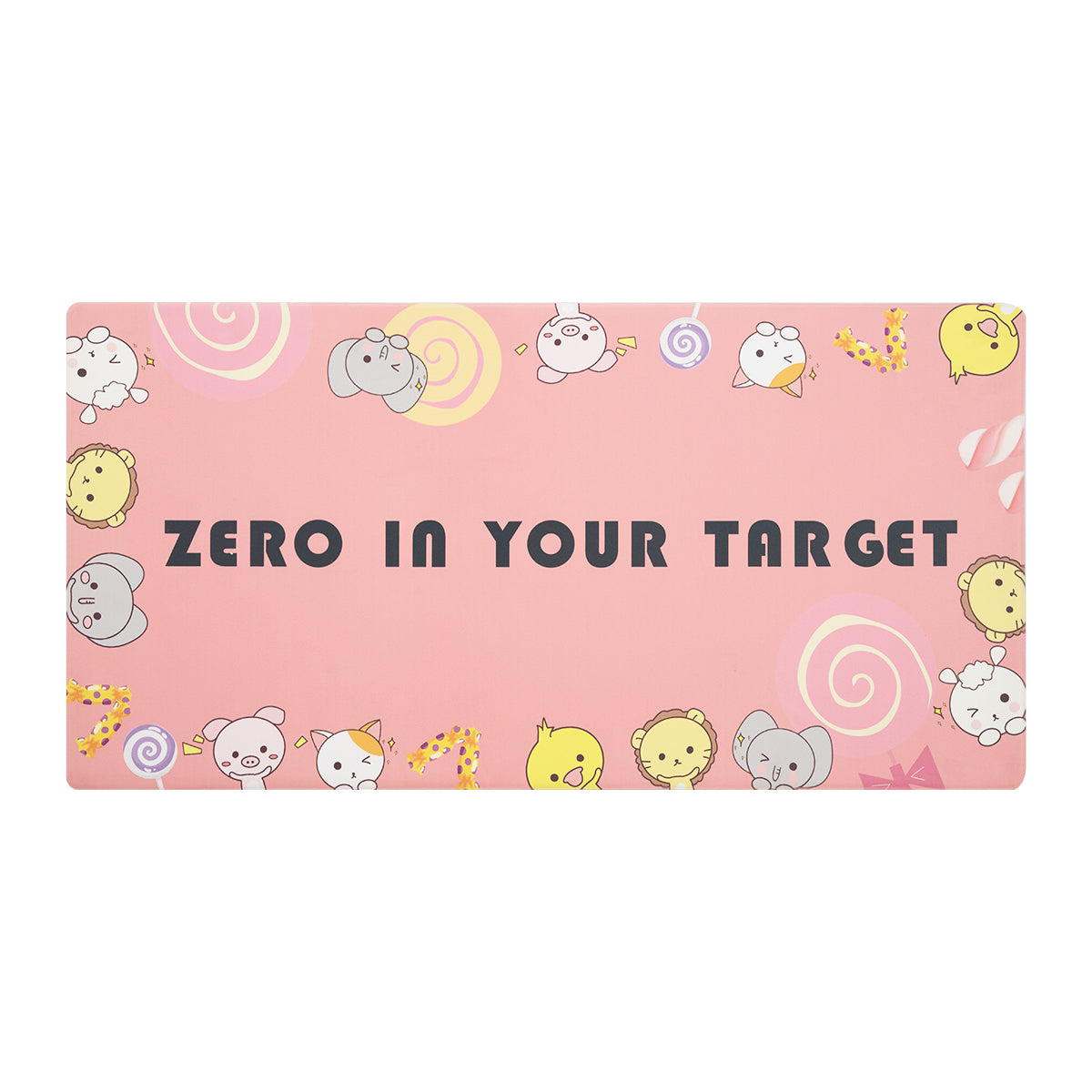 Vinyl Foam Kitchen Mat with pink Design