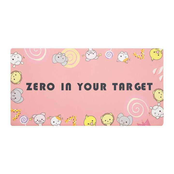 Vinyl Foam Kitchen Mat with pink Design