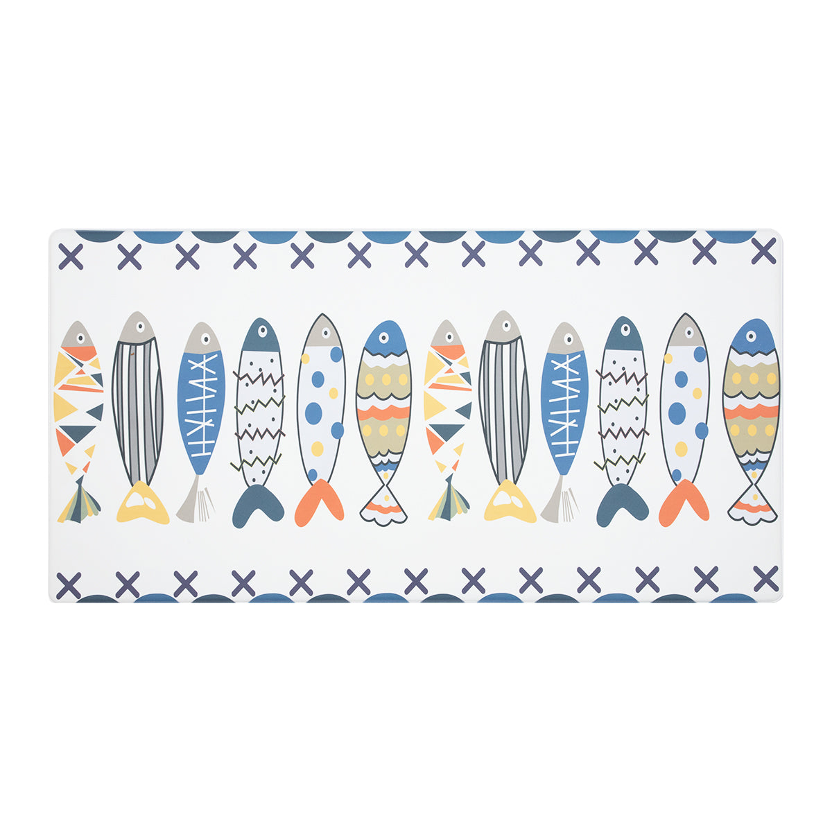 Vinyl Foam Kitchen Mat with Cute Fish Design Multiple sizes