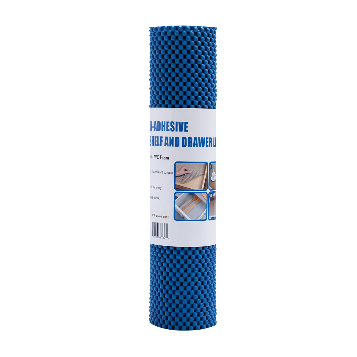 RAY STAR Premium Navy Blue Drawer and Shelf Liner, Strong Grip, Non Adhesive Easiest Install Mat, for Kitchen Cabinets, Drawers, Cupboards and Bathroom Shelves