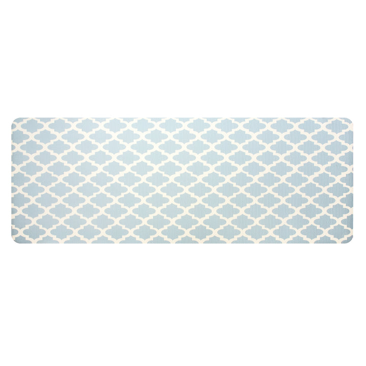 RAY STAR Aqua Blue Non-slip Vinyl Rugs High Density Cushion Extra Comfort