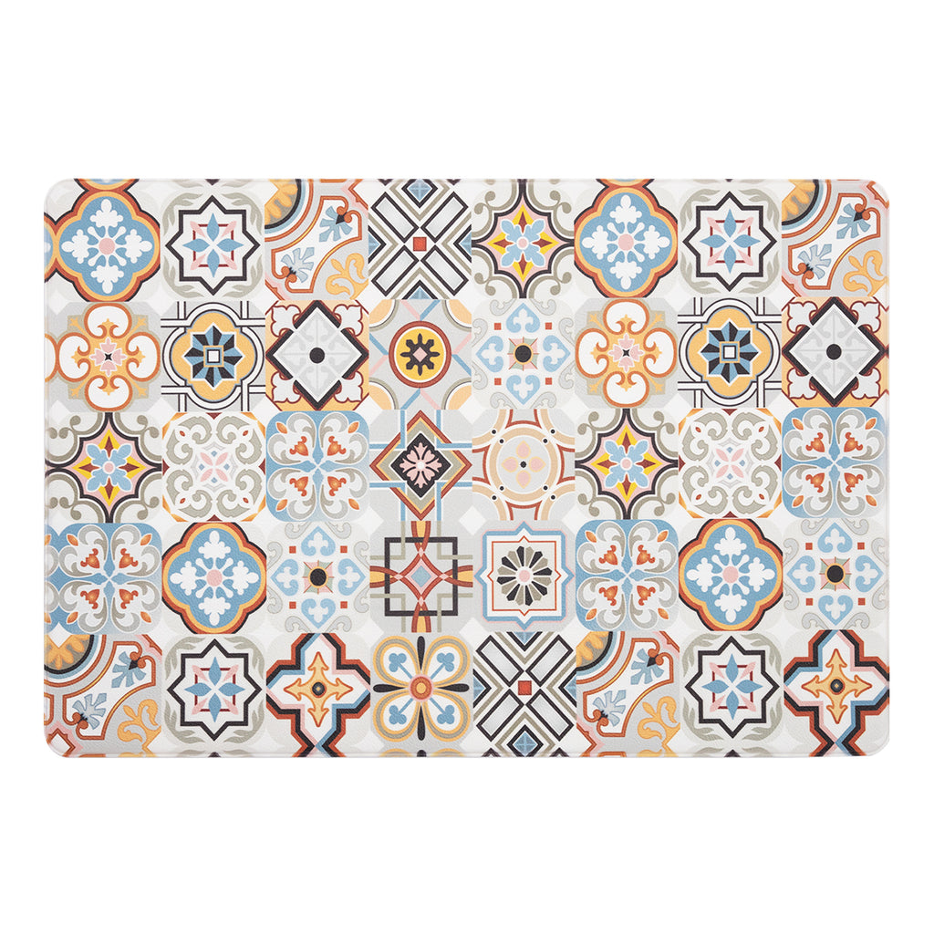 Vinyl Foam Kitchen Mat with Sophisticated Elegant Design