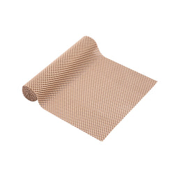 RAY STAR Premium chocolate Drawer and Shelf Liner, Strong Grip, Non Adhesive Easiest Install Mat, for Kitchen Cabinets, Drawers, Cupboards and Bathroom Shelves