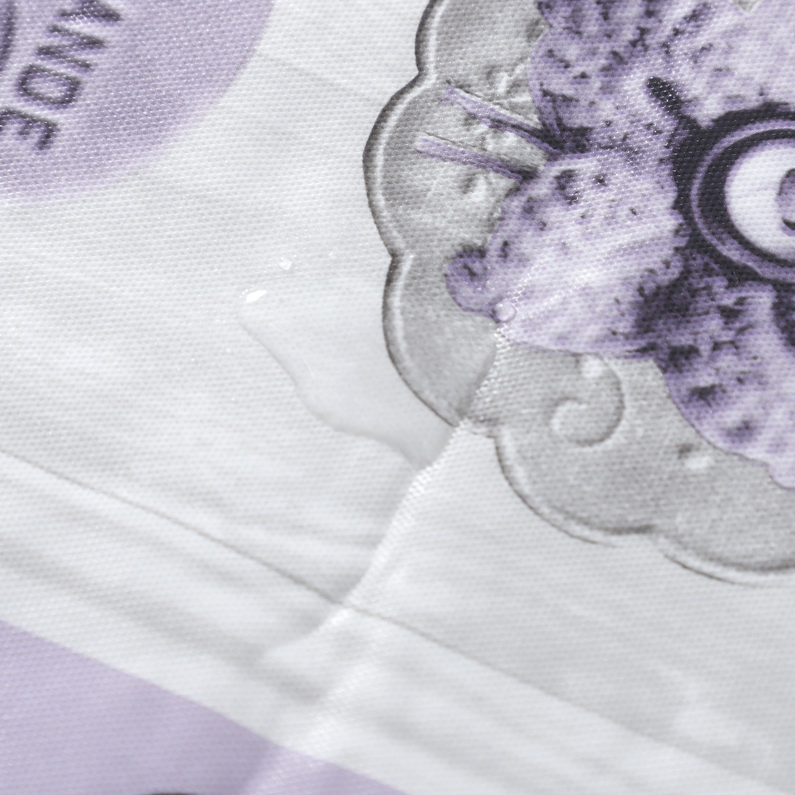 RAY STAR Lavender Floral Valentine Design Vinyl Tablecloth With Flannel Backing Round and Rectangle