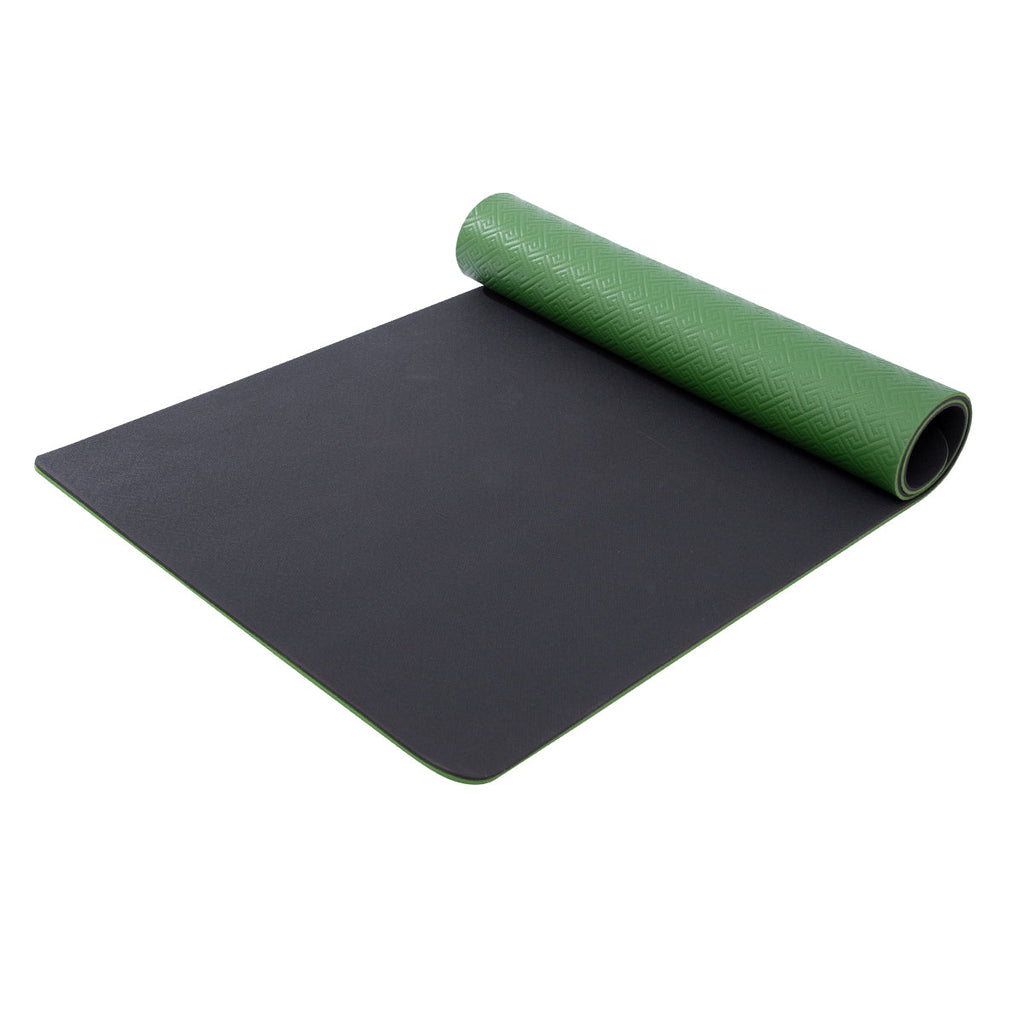RAY STAR 8mm Premium High Density Grass Green 3D Yoga Mat Double Layer Anti-Tear High-resilient Slip-resistant Surface