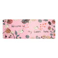 RAY STAR Pink Bird & Forest Design Non-slip Vinyl Rugs High Density Cushion Extra Comfort