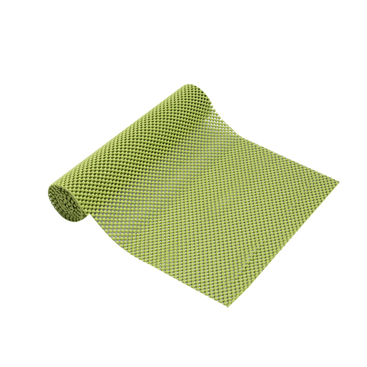 RAY STAR Premium Green Drawer and Shelf Liner, Strong Grip, Non Adhesive Easiest Install Mat, for Kitchen Cabinets, Drawers, Cupboards and Bathroom Shelves