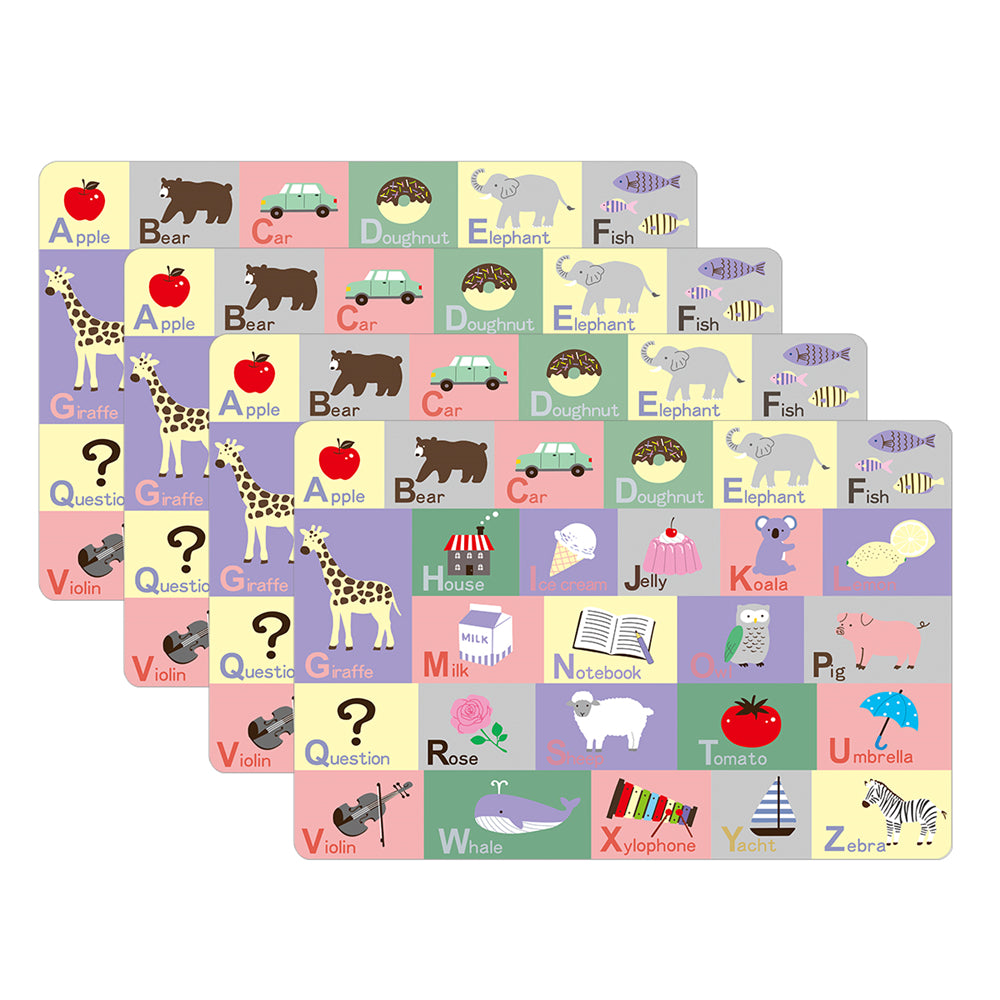 RAY STAR Set of 4 Placemat with Pink Childhood Memory Design