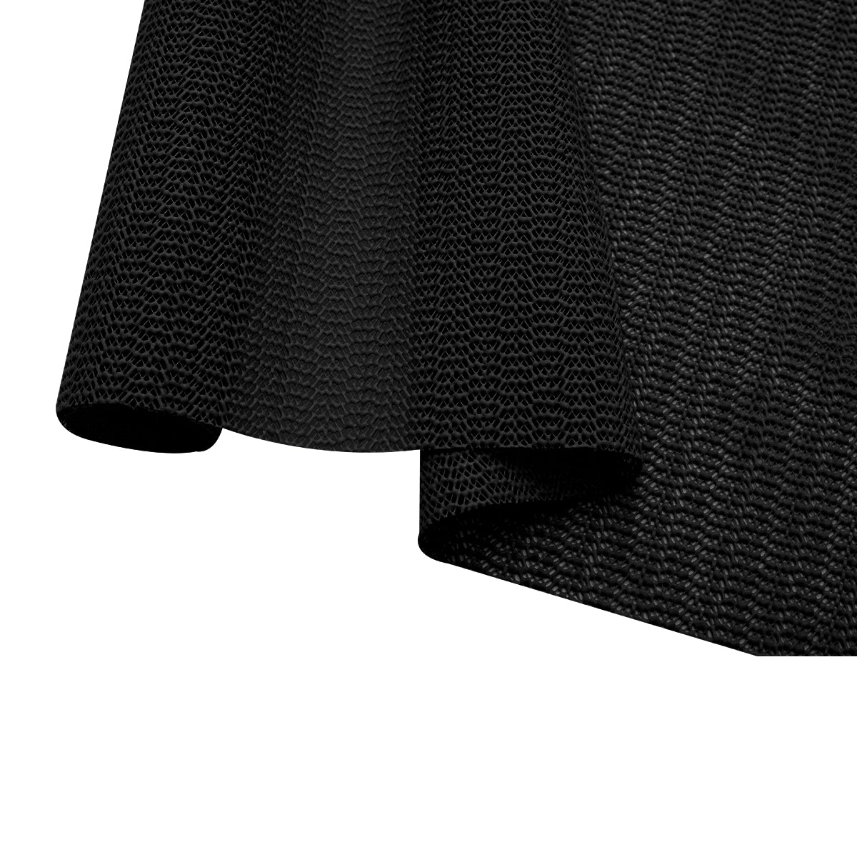 RAY STAR Black Drawer and Shelf Liner, Strong Grip, Non Adhesive Easiest Install Mat, for Kitchen Cabinets, Drawers, Cupboards and Bathroom Shelves