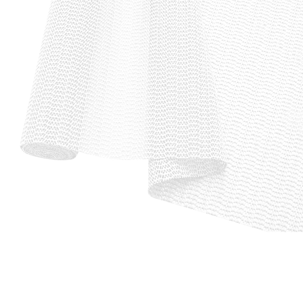 RAY STAR White Drawer and Shelf Liner, Strong Grip, Non Adhesive Easiest Install Mat, for Kitchen Cabinets, Drawers, Cupboards and Bathroom Shelves