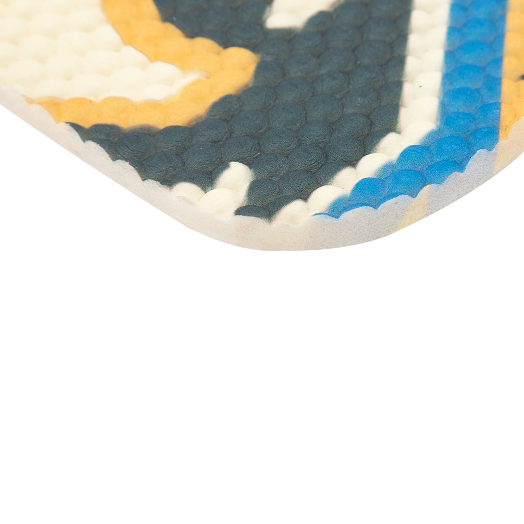RAY STAR Yellow Mosaic Non-slip Vinyl Rugs High Density Cushion Extra Comfort