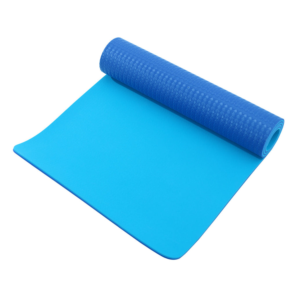 RAY STAR 8mm Premium High Density Blue 3D Yoga Mat Anti-Tear High-resilient Slip-resistant Surface