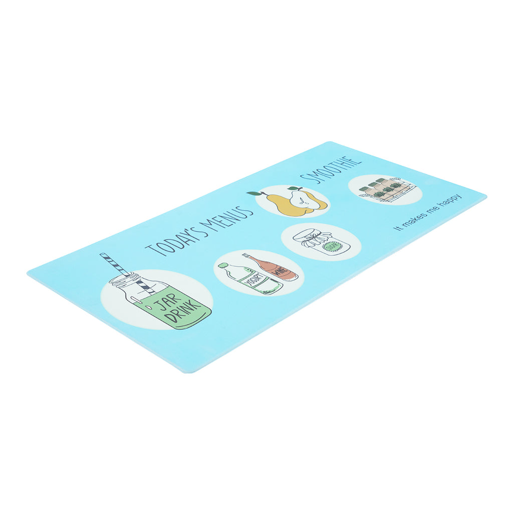 Vinyl Foam Kitchen Mat with Smoothie Design