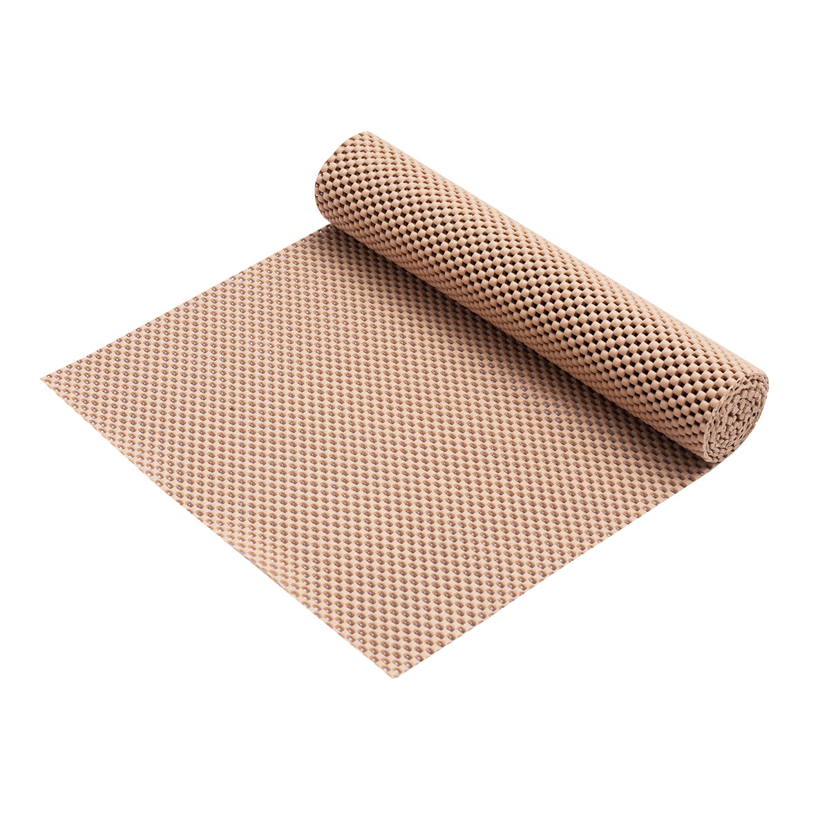 RAY STAR Premium chocolate Drawer and Shelf Liner, Strong Grip, Non Adhesive Easiest Install Mat, for Kitchen Cabinets, Drawers, Cupboards and Bathroom Shelves