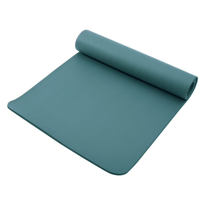 RAY STAR 10mm 31.5''X72'' Teal NBR Yoga Mat with Fitness Mat Bands