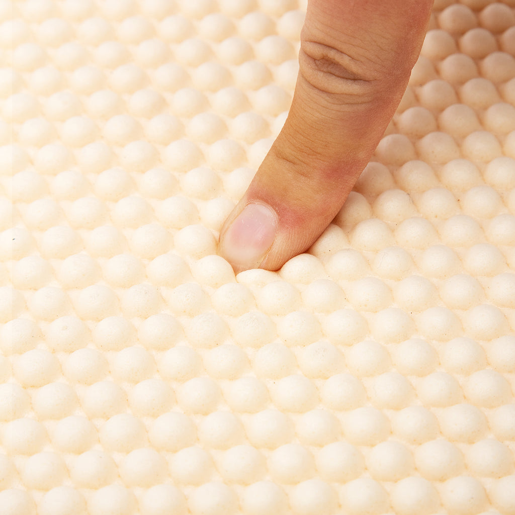 RAY STAR  Beidge Non-slip Vinyl Rugs High Density Cushion Extra Comfort
