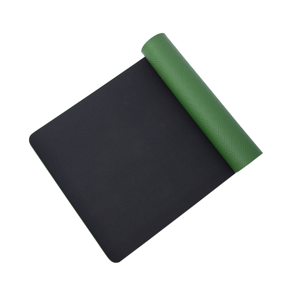 RAY STAR 8mm Premium High Density Grass Green 3D Yoga Mat Double Layer Anti-Tear High-resilient Slip-resistant Surface