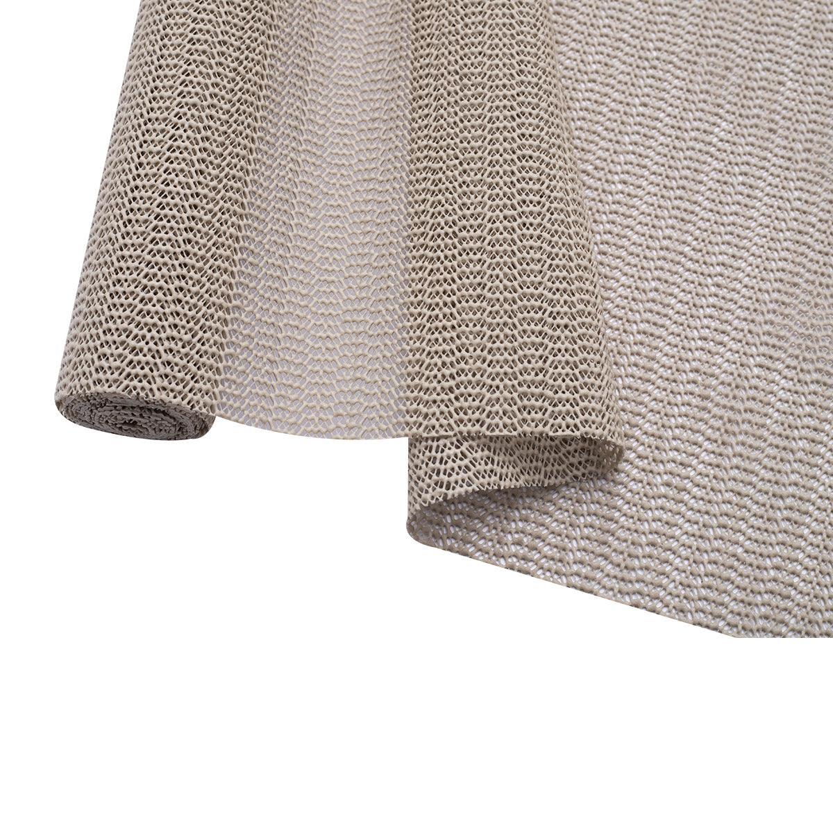 RAY STAR Taupe Drawer and Shelf Liner, Strong Grip, Non Adhesive Easiest Install Mat, for Kitchen Cabinets, Drawers, Cupboards and Bathroom Shelves
