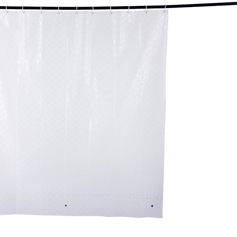 RAY STAR 70''X72'' 3D Translucent PEVA Shower Curtain Liner 12 Hooks Heavy Duty Odorless