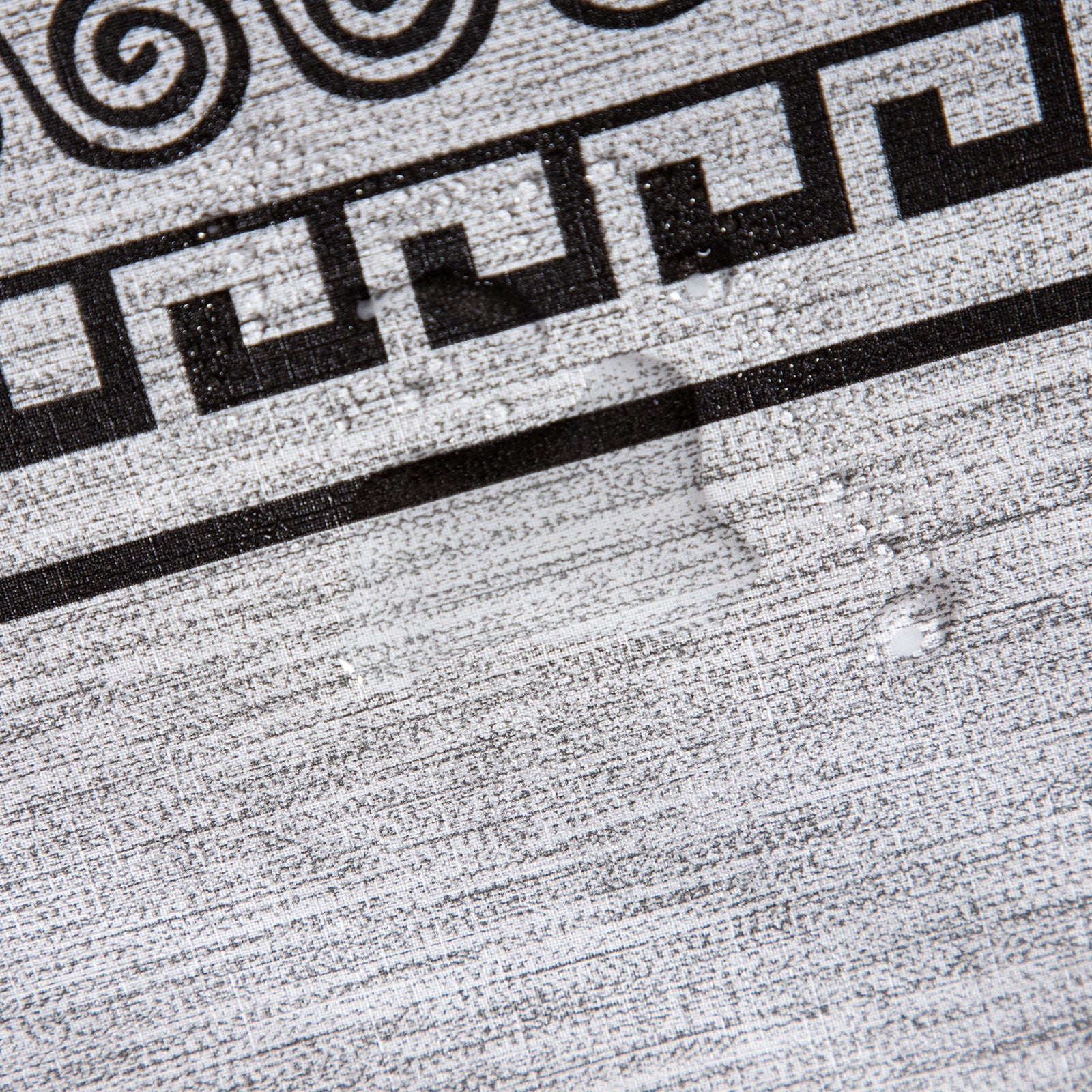 RAY STAR Circle Design Vinyl Tablecloth With Flannel Backing Round and Rectangle