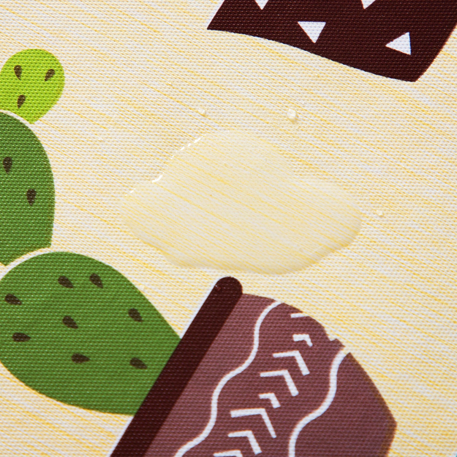 RAY STAR Cactus Design Vinyl Tablecloth With Flannel Backing Round and Rectangle