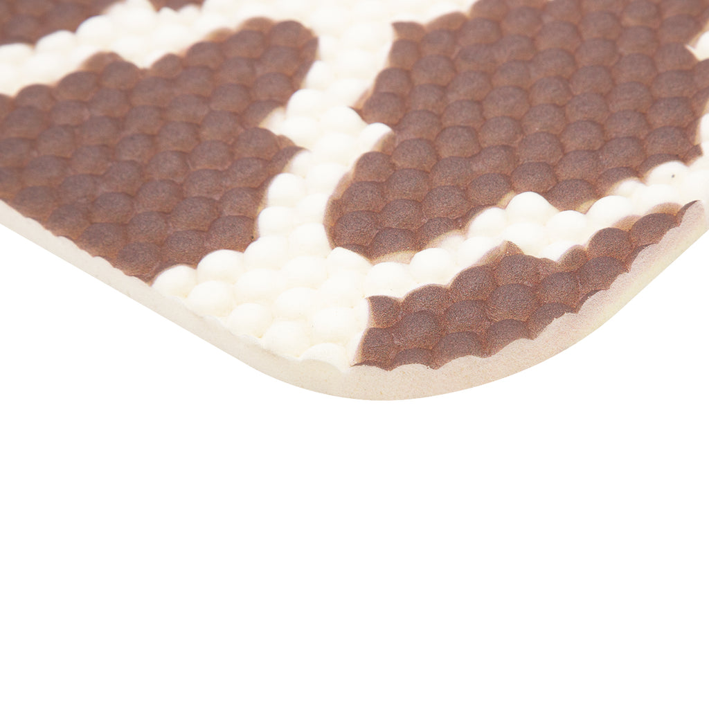 RAY STAR Brown Non-slip Vinyl Rugs High Density Cushion Extra Comfort