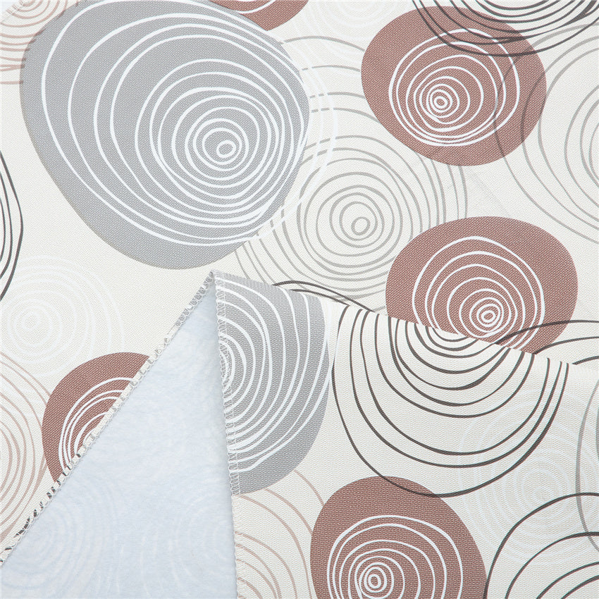 Vinyl Modern Dot Design Tablecloth With Flannel Backing Round and Rectangle