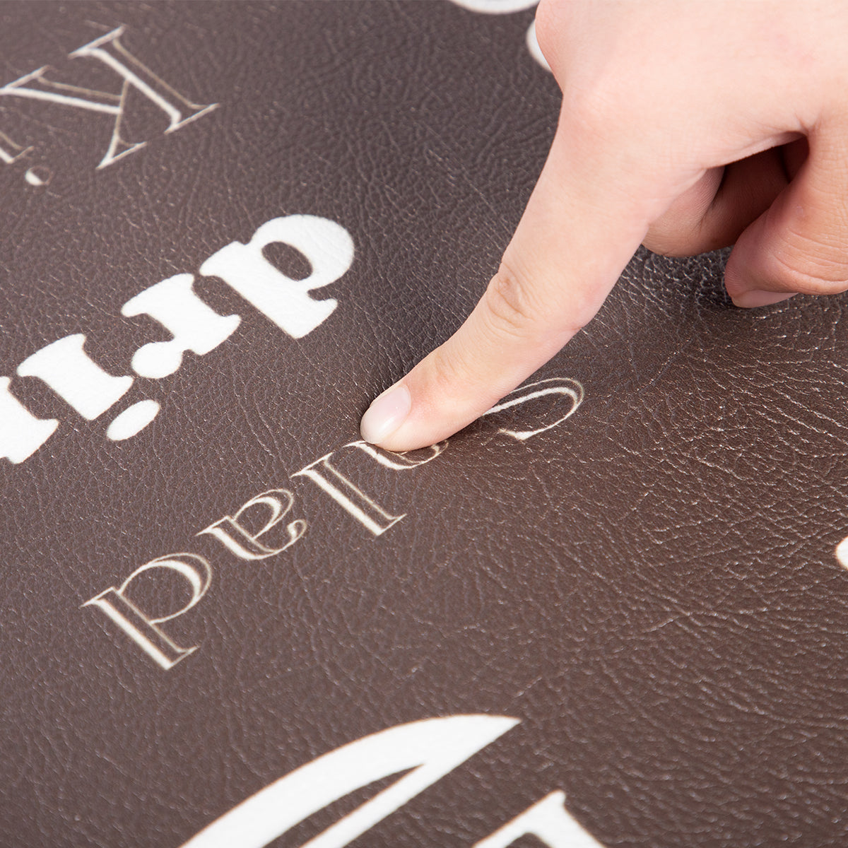 Vinyl Foam Kitchen Mat with Kitchenware Design