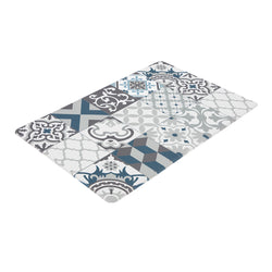 Vinyl Foam Kitchen Mat with Modern & Simple Mosaic Design