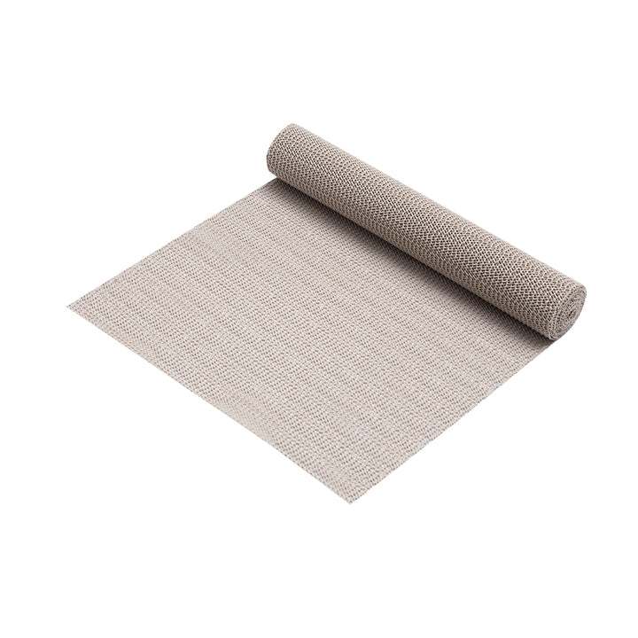RAY STAR Taupe Drawer and Shelf Liner, Strong Grip, Non Adhesive Easiest Install Mat, for Kitchen Cabinets, Drawers, Cupboards and Bathroom Shelves