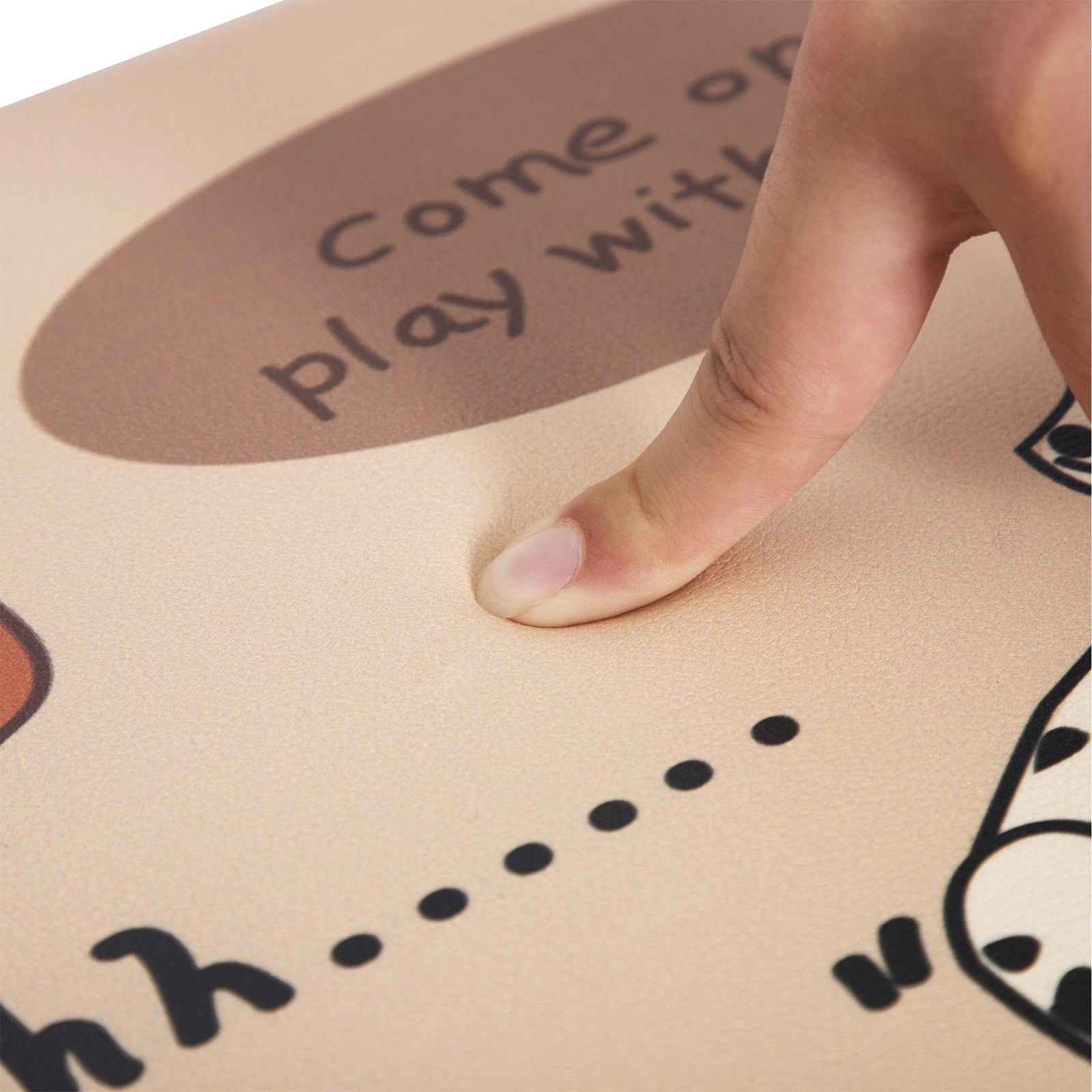 Vinyl Foam Kitchen Mat with Dog & Cat Family Design