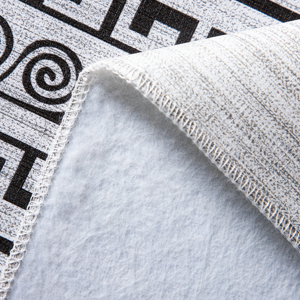 RAY STAR Circle Design Vinyl Tablecloth With Flannel Backing Round and Rectangle