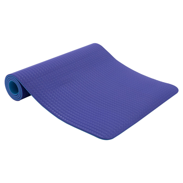 RAY STAR 7mm Premium High Density Deep Purple 3D Yoga Mat Anti-Tear High-resilient Slip-resistant Surface