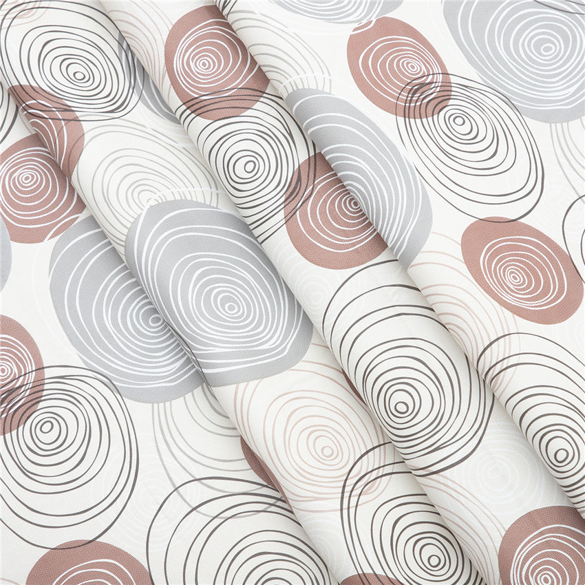 Vinyl Modern Dot Design Tablecloth With Flannel Backing Round and Rectangle