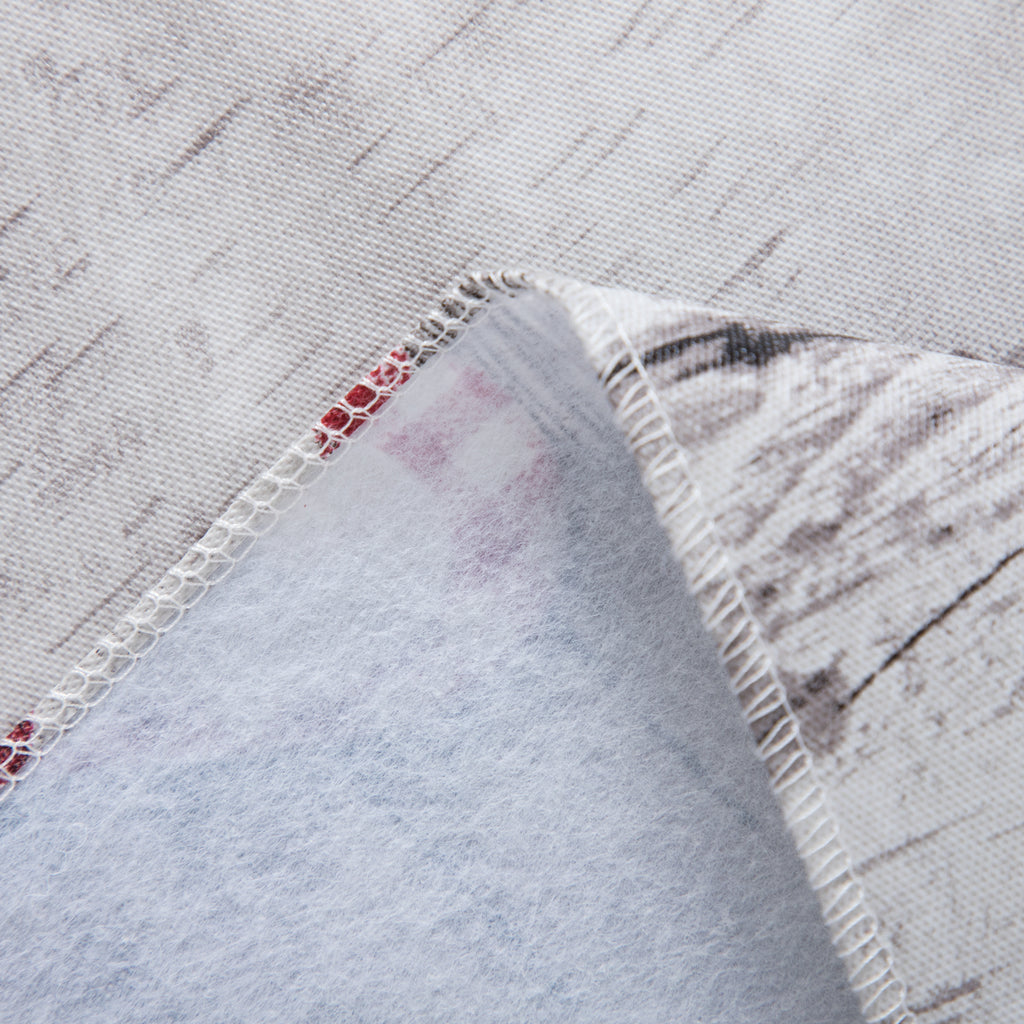 RAY STAR Valentine's Day special Heart Design Vinyl Tablecloth With Flannel Backing Round and Rectangle