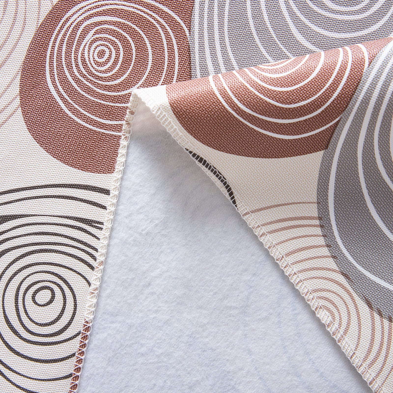 RAY STAR Mosaic Dot Design Vinyl Tablecloth With Flannel Backing Round and Rectangle