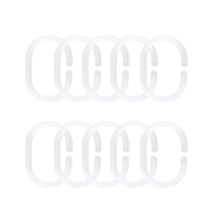 RAY STAR 70''X72'' 3D Translucent PEVA Shower Curtain Liner 12 Hooks Heavy Duty Odorless