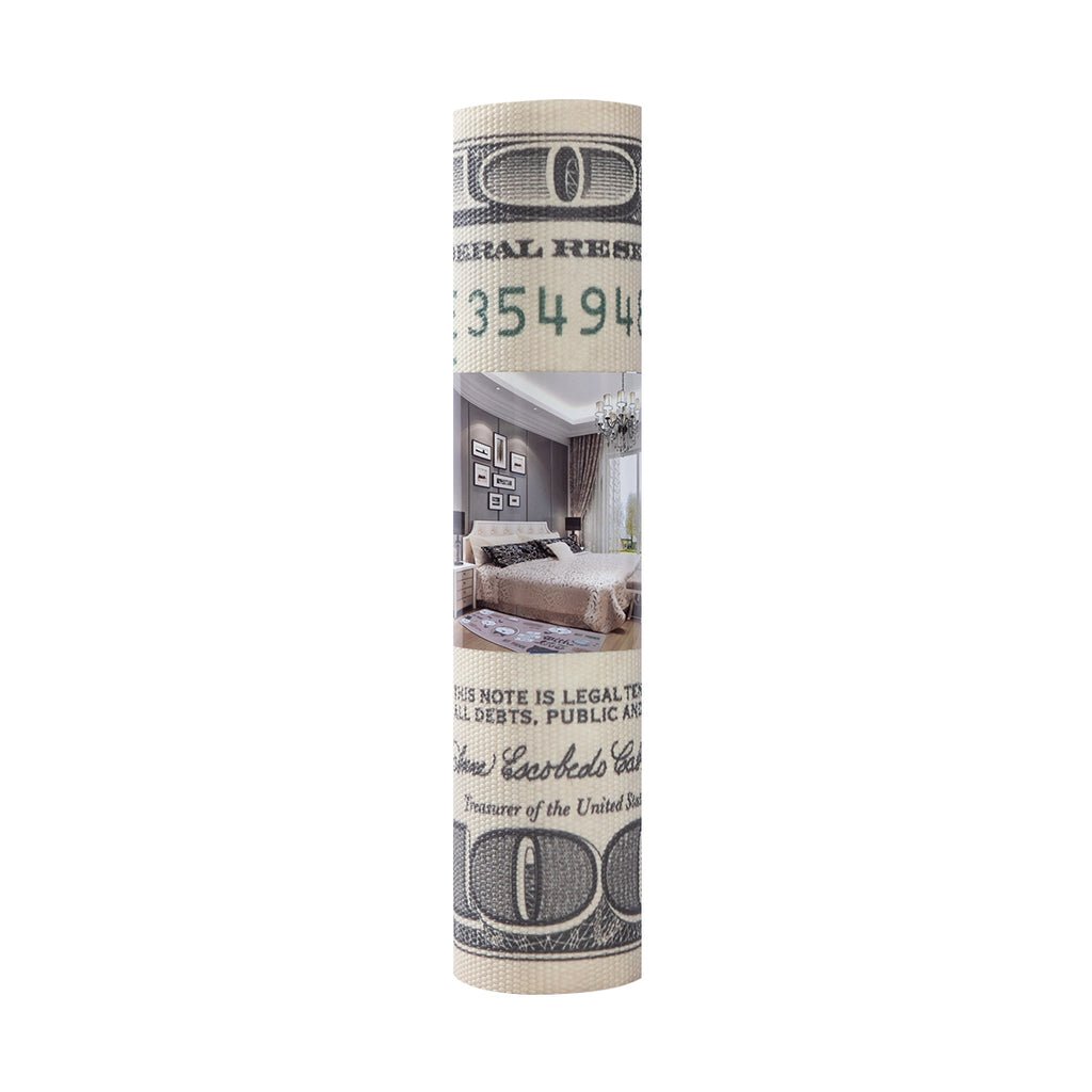 RAY STAR Fancy Former Dollar Design Non-slip Vinyl Rugs High Density Cushion Extra Comfort