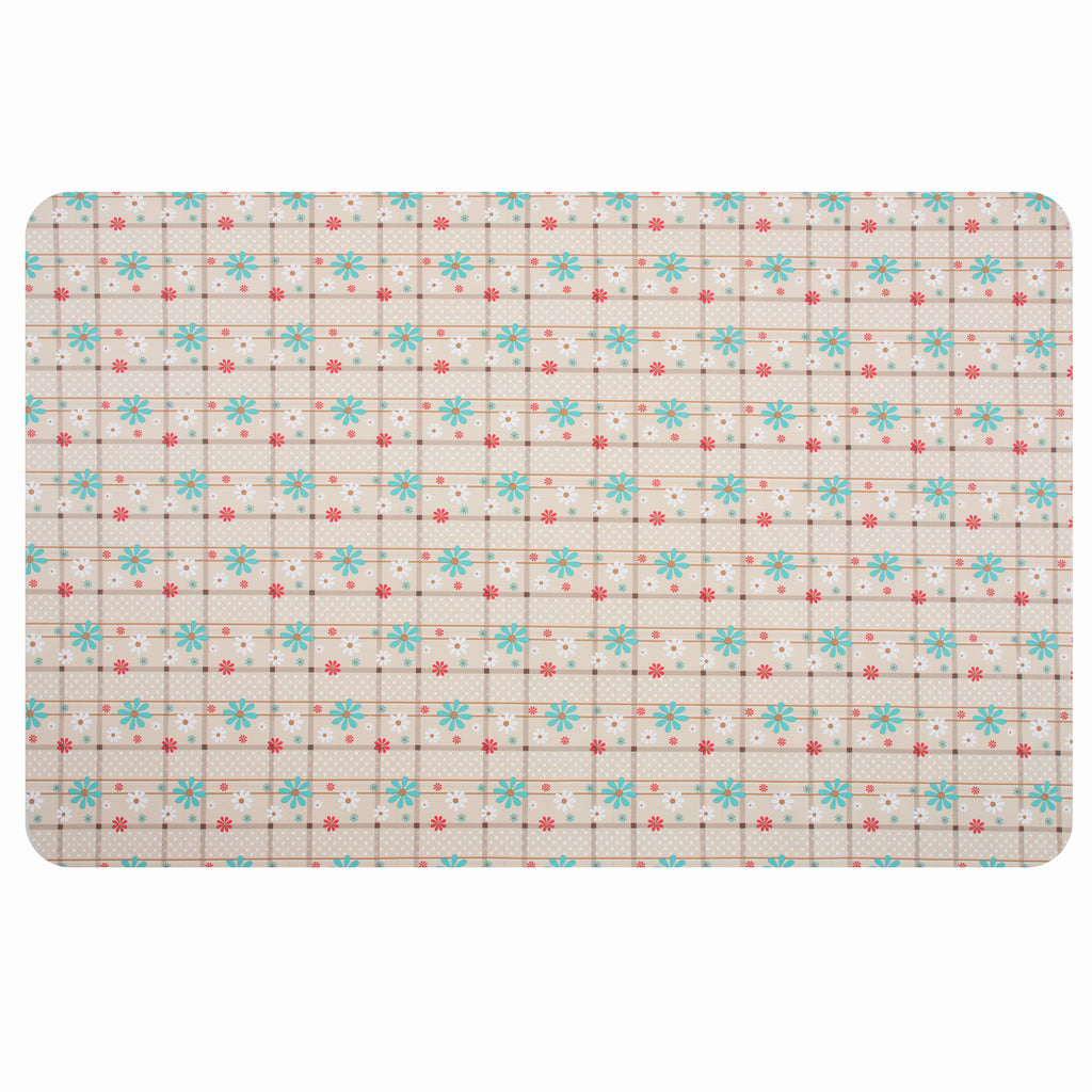 RAY STAR colorful Spring Blossom Design Vinyl Tablecloth With Flannel Backing Round and Rectangle