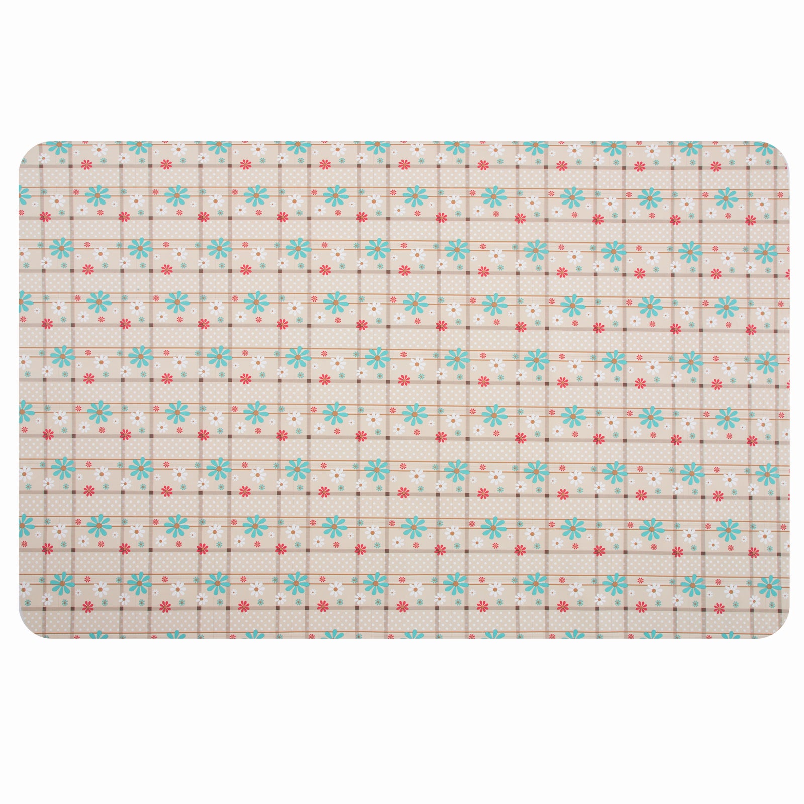 RAY STAR colorful Spring Blossom Design Vinyl Tablecloth With Flannel Backing Round and Rectangle