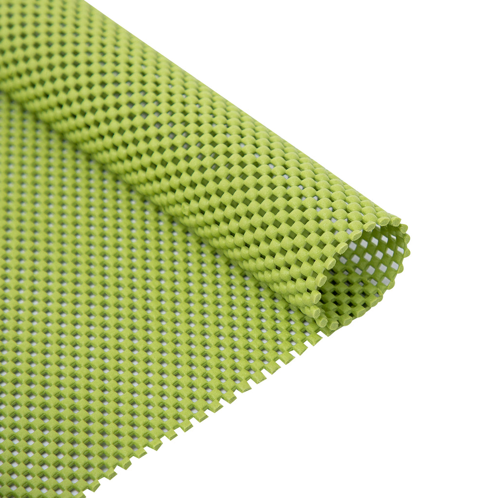 RAY STAR Premium Green Drawer and Shelf Liner, Strong Grip, Non Adhesive Easiest Install Mat, for Kitchen Cabinets, Drawers, Cupboards and Bathroom Shelves