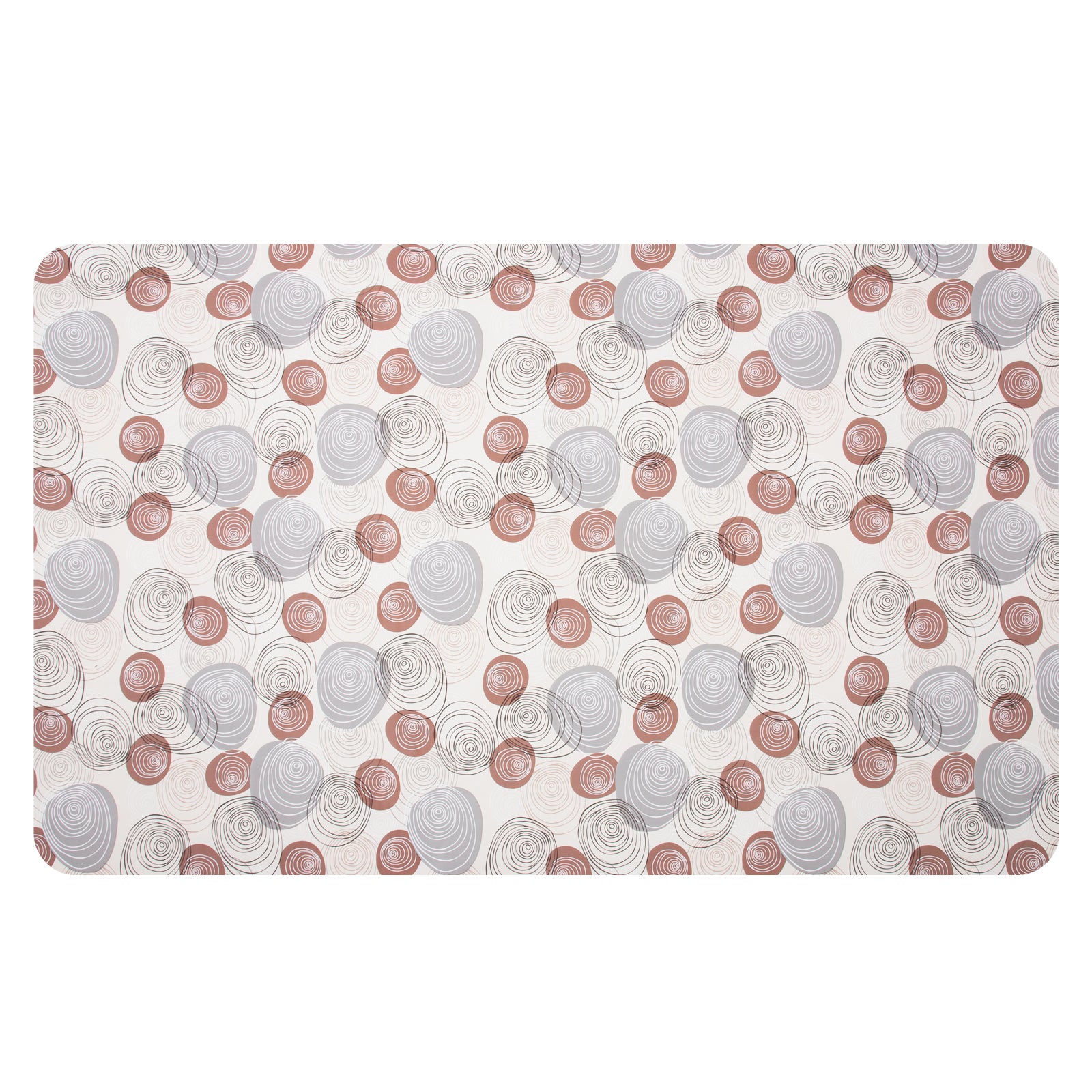 RAY STAR Mosaic Dot Design Vinyl Tablecloth With Flannel Backing Round and Rectangle