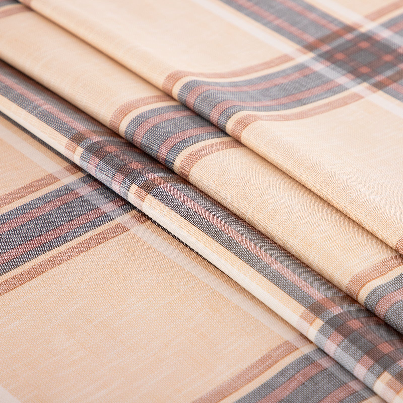 RAY STAR Elegant Retro Checkered Design Vinyl Tablecloth With Flannel Backing Round and Rectangle