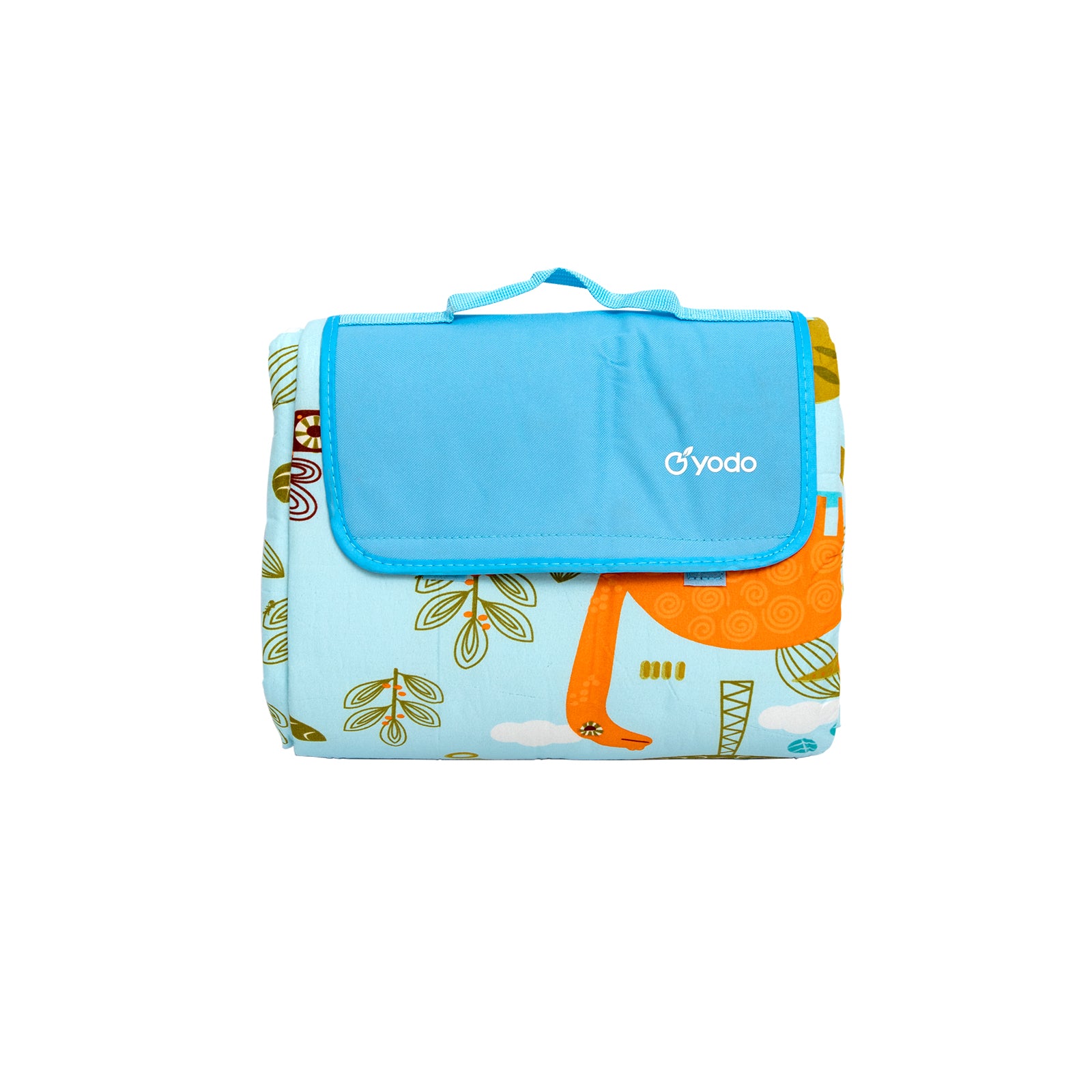 RAY STAR 79''X79'' Dinosaur Picnic Blanket Sandproof Waterproof Large Mat for Beach, Travel, Camping Machine Washable, Foldable