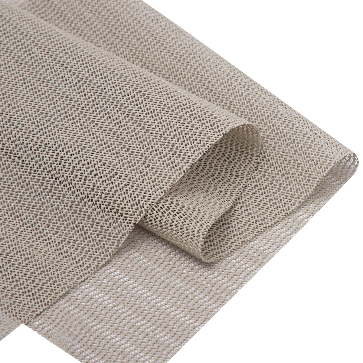 RAY STAR Taupe Drawer and Shelf Liner, Strong Grip, Non Adhesive Easiest Install Mat, for Kitchen Cabinets, Drawers, Cupboards and Bathroom Shelves
