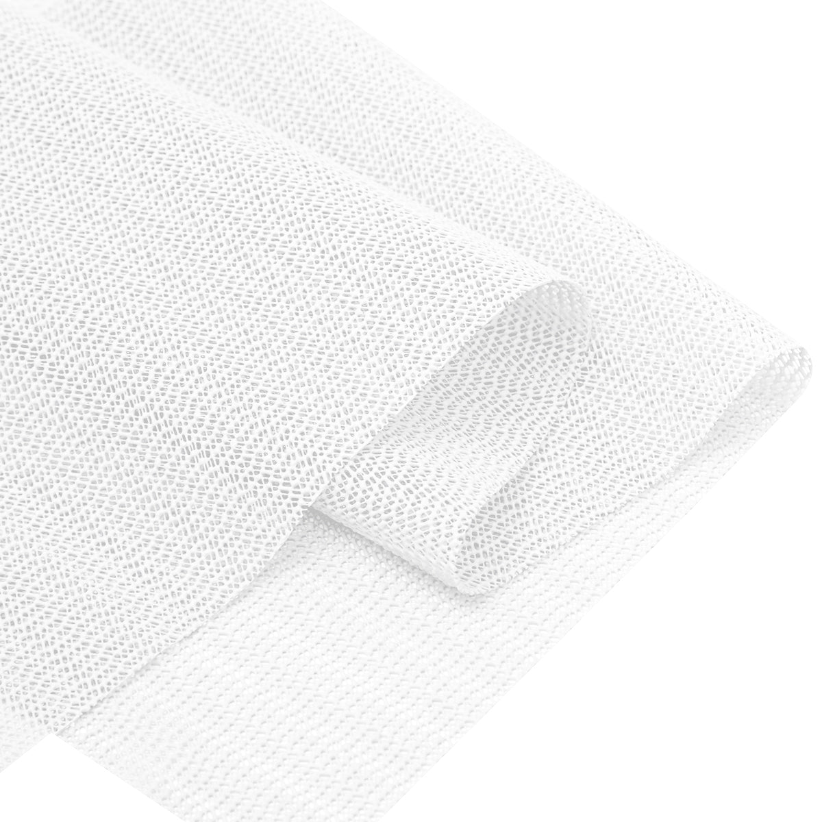 RAY STAR White Drawer and Shelf Liner, Strong Grip, Non Adhesive Easiest Install Mat, for Kitchen Cabinets, Drawers, Cupboards and Bathroom Shelves