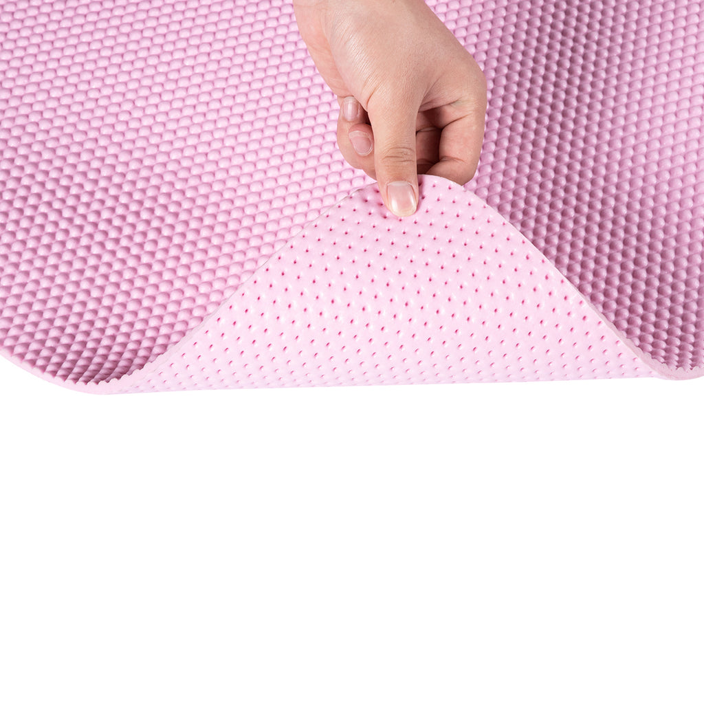 RAY STAR Pink Non-slip Vinyl Rugs High Density Cushion Extra Comfort